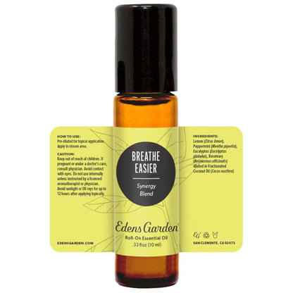 Edens Garden Breathe Easier Roll-On – 10 ml Pure Essential Oils