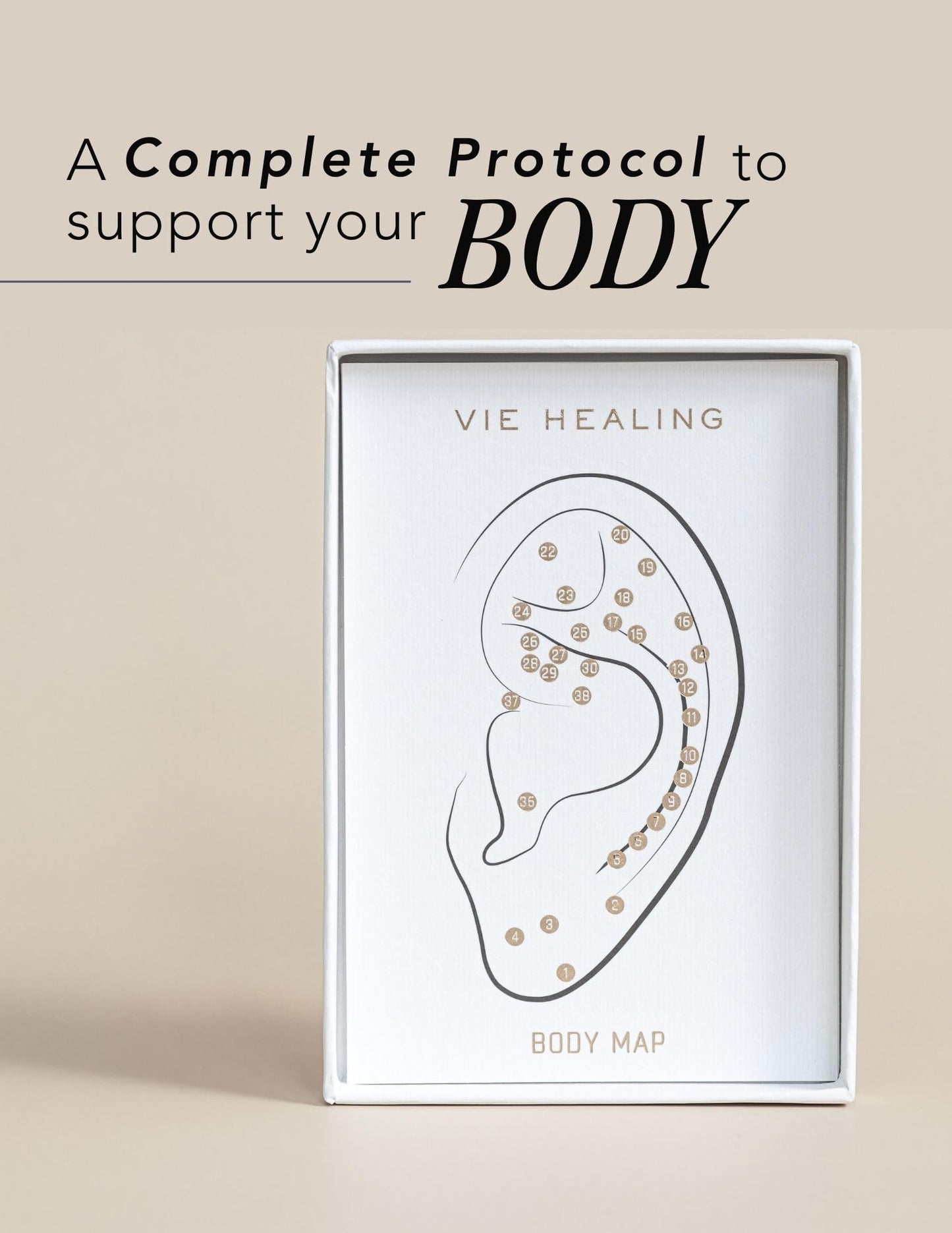 Vie Healing 24K Gold Ear Seeds – Acupressure & Wellness