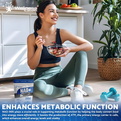 WELLNESS LABSRX NAD+ Supplement - Third-Party Tested NMNH Softgels with Resveratrol | Anti-Aging & Cellular Health — Made in USA