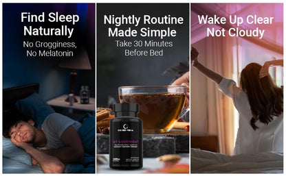 Wellness Primal Melatonin-Free Sleep Aid - 90 Vegan Capsules