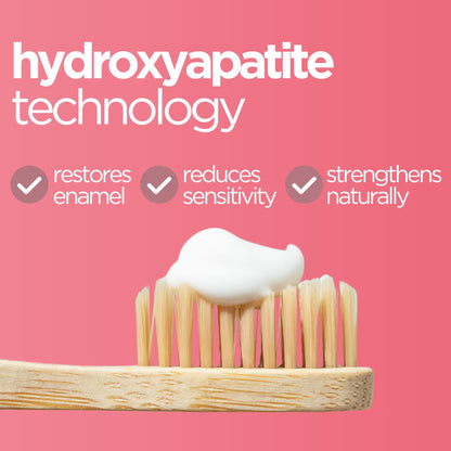 Wellnesse Kids Hydroxyapatite Toothpaste with Xylitol - Fluoride Free Strawberry 4 oz