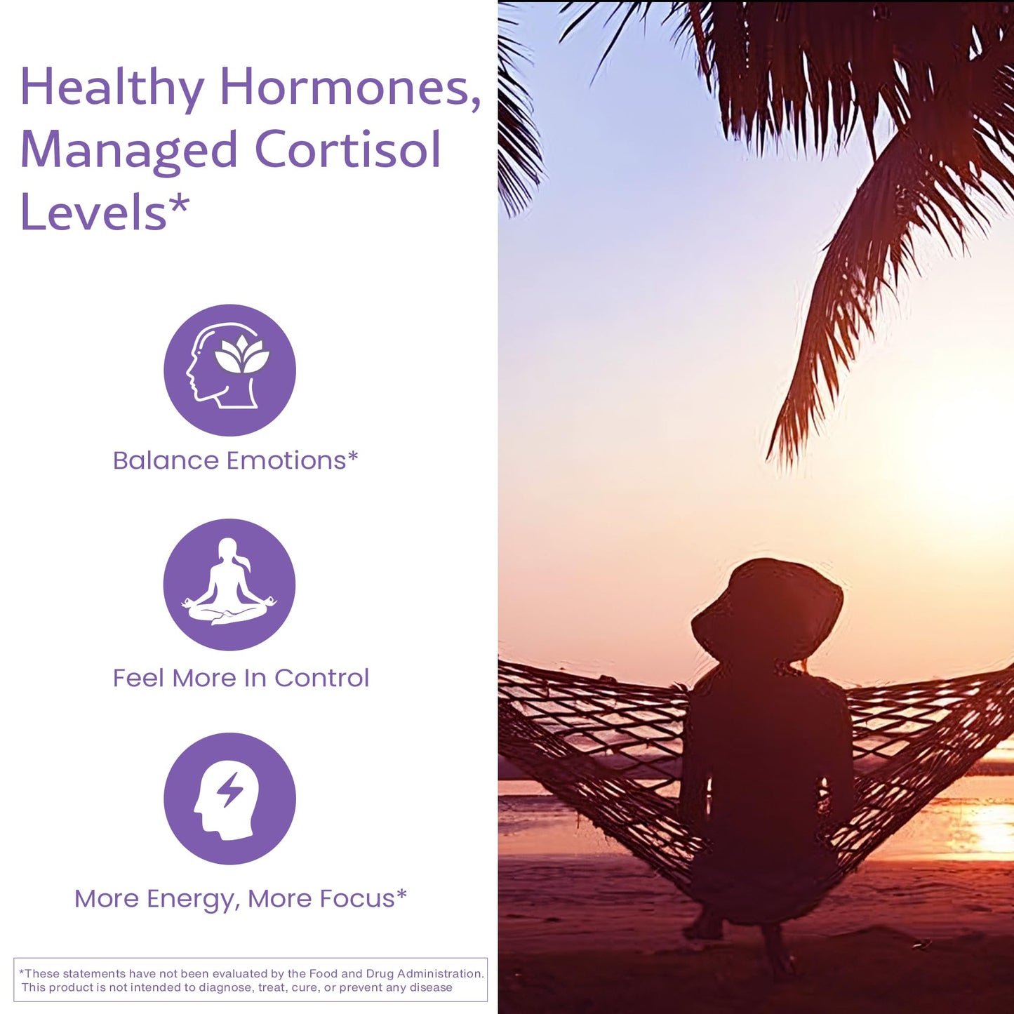 WellPath Soothe Hormone Balance for Women | Cortisol & Thyroid Support (60 ct)