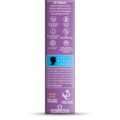 Wellteen Her by Vitabiotics – Nutritional Support for Teens 13–19 (30 Tablets)