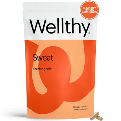 Wellthy Daily Thermogenic – Capsimax, Green Tea & L-Carnitine | Belly Thermogenic for Women | 60ct