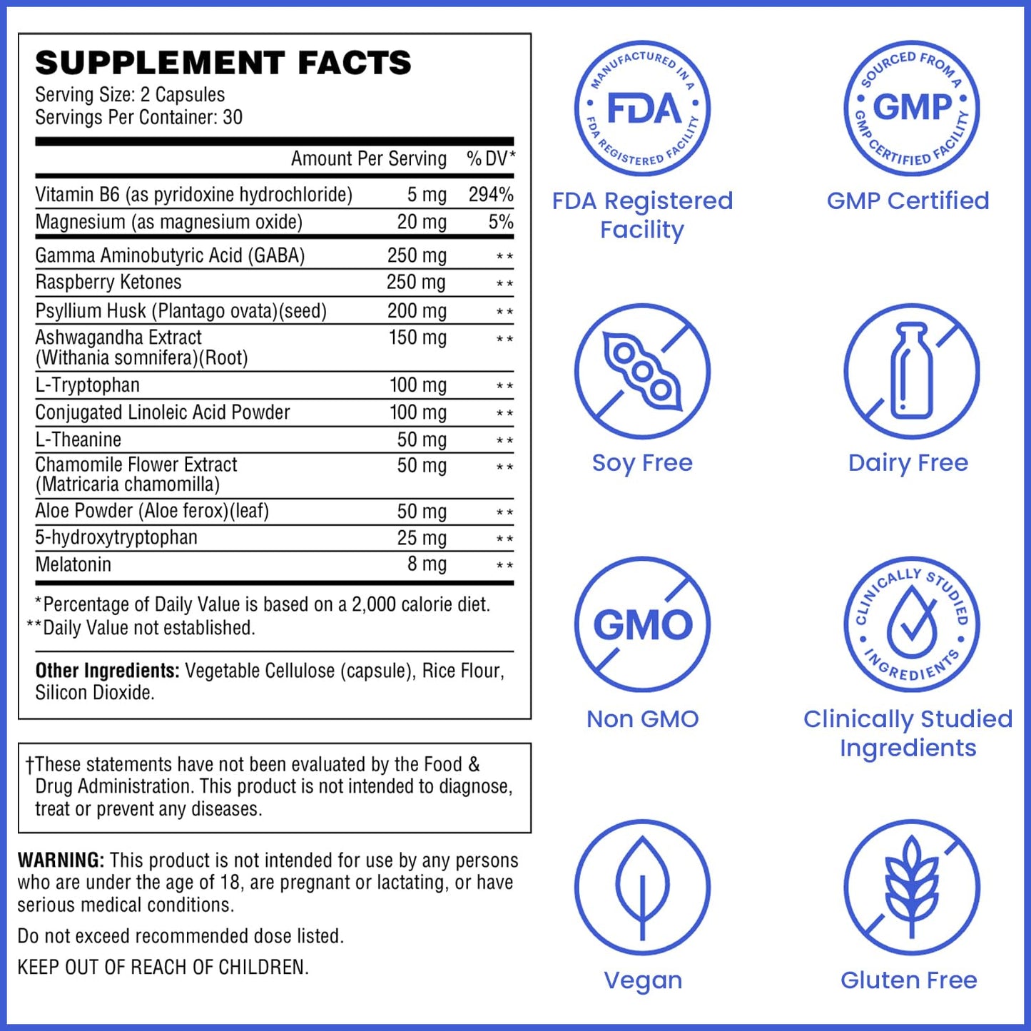 Wellthy Night Time Thermogenic – B6, Ashwagandha & Melatonin for Women | Nighttime Weight Loss