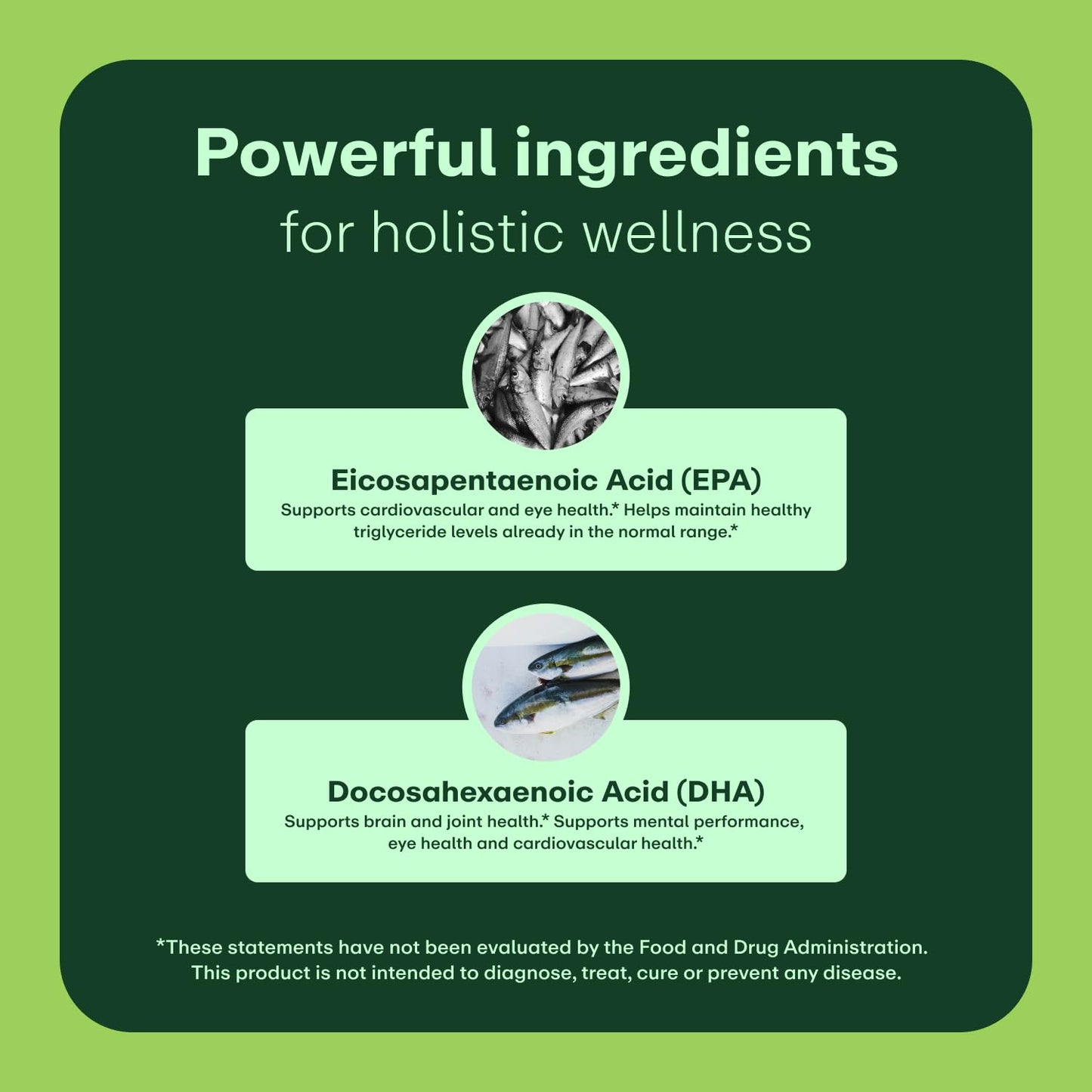WellWithAll Omega-3 Fish Oil Softgel Supplement | 450 mg EPA / 300 mg DHA | 60 Softgels