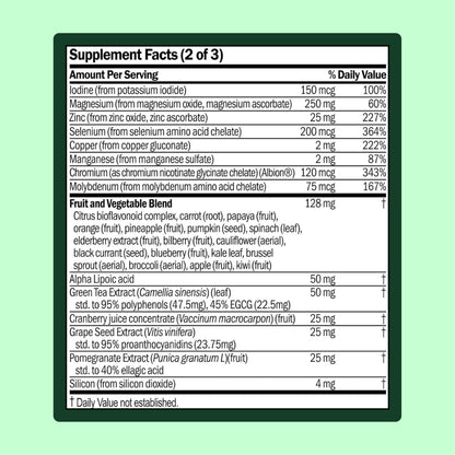 WellWithAll Women's Multivitamin - Allergen-Free Daily Multivitamin with Iron | 60 Tablets