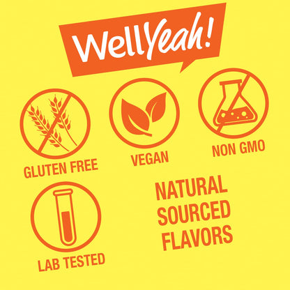 WellYeah Lions Mane Gummies for Adults – 2000mg per Serving, 60 Count (Pack of 2) – Gluten Free, Non-GMO, Berry Flavor