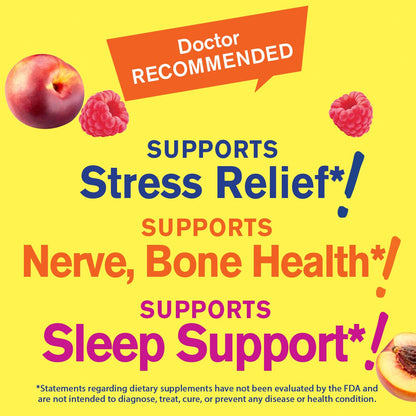 WellYeah Magnesium Citrate Gummies 250mg – Stress Relief & Sleep Support | Gluten-Free, Non-GMO | 90 Gummies