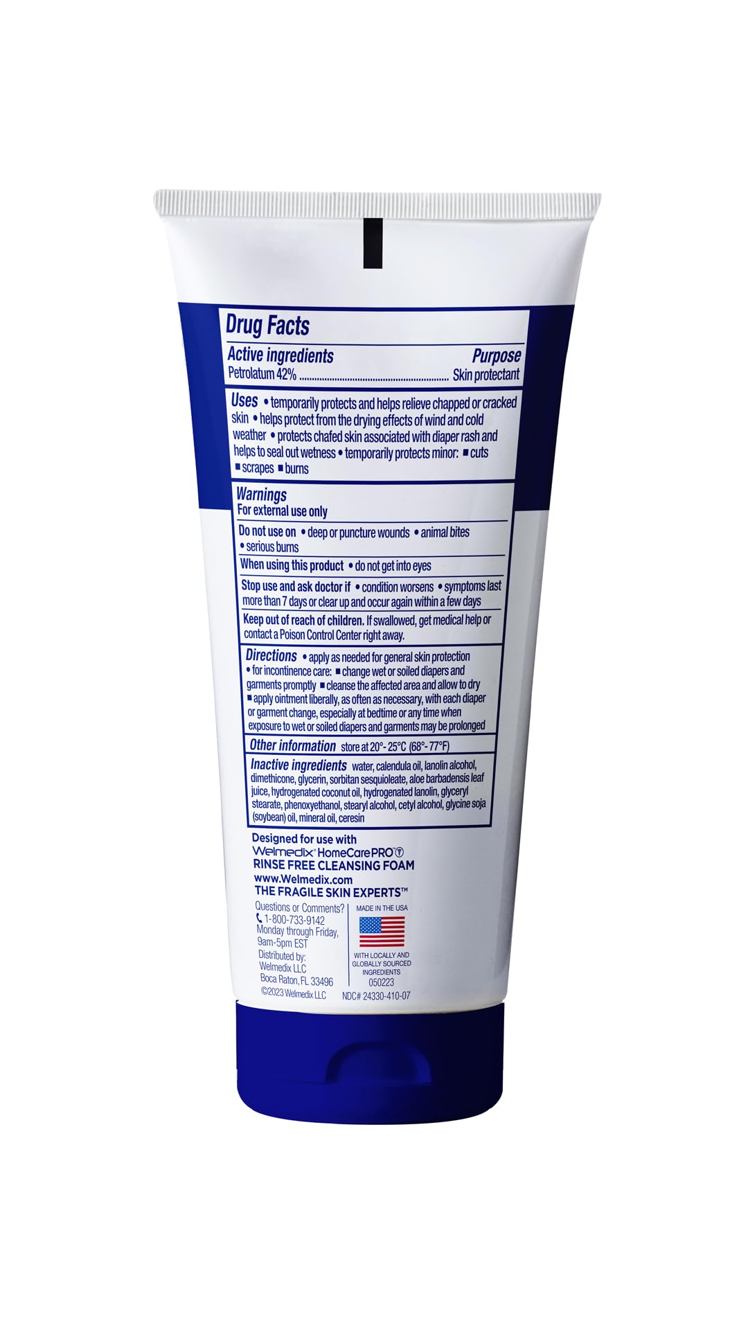 Welmedix Fragile Skin Protective Ointment | Hospital-Grade Barrier Cream with Calendula (Pack of 5)