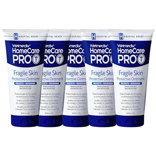 Welmedix Fragile Skin Protective Ointment | Hospital-Grade Barrier Cream with Calendula (Pack of 5)