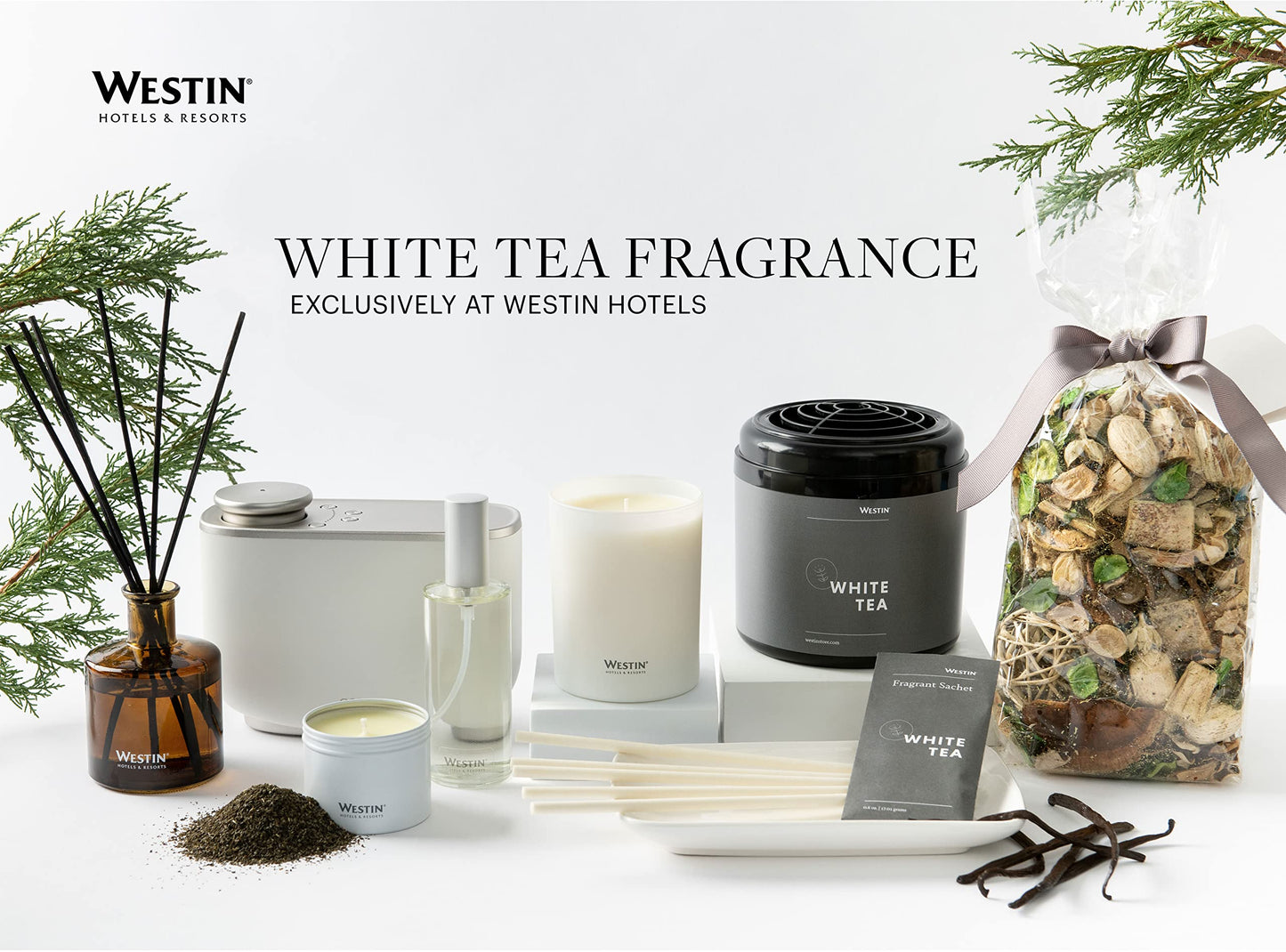 Westin White Tea Room Diffuser Refill | Signature White Tea Scent