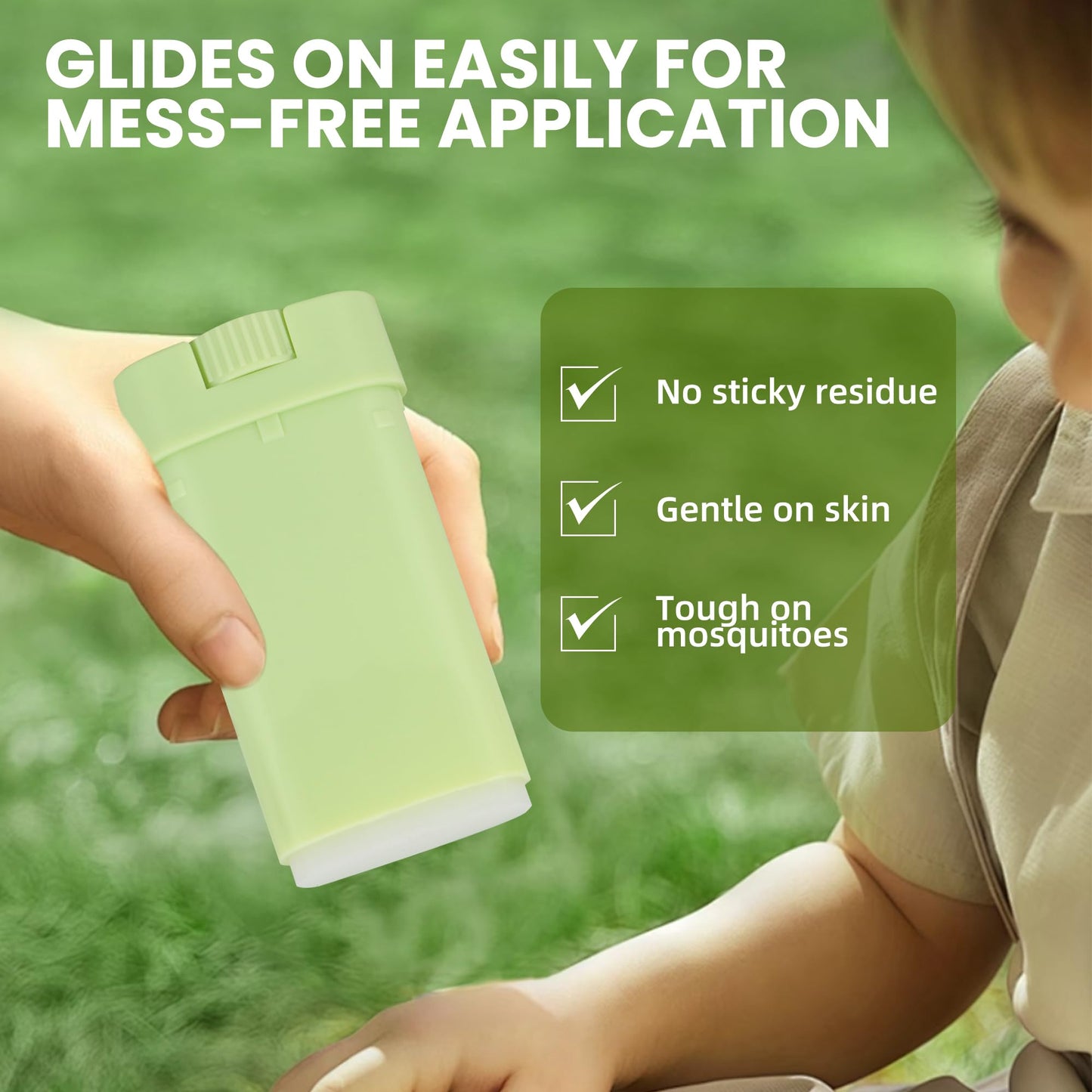 WestKey Labs Mosquito Repellent Balm Stick – 3-Pack (0.5oz Each) | DEET-Free Plant-Based Bug Repellent