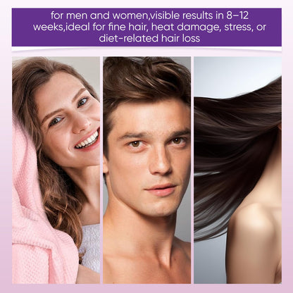 WGYPEU Hair Growth Vitamins | Biotin 10,000mcg, Collagen & Multivitamin