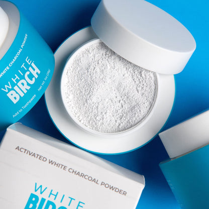White Birch Activated Charcoal Powder – Teeth Whitening, Fluoride-Free