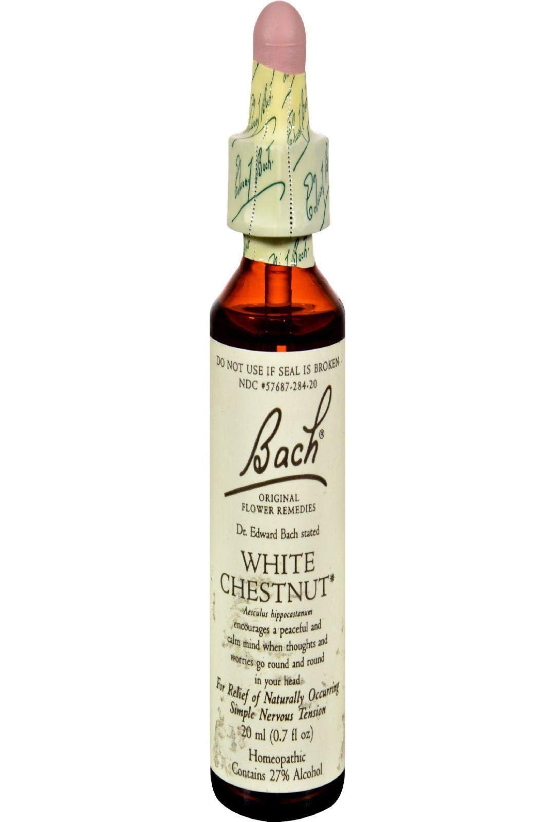 White Chestnut Bach Flower Remedy – Calm the Mind (20 mL) – Vegan