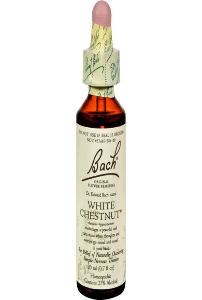 White Chestnut Bach Flower Remedy – Calm the Mind (20 mL) – Vegan