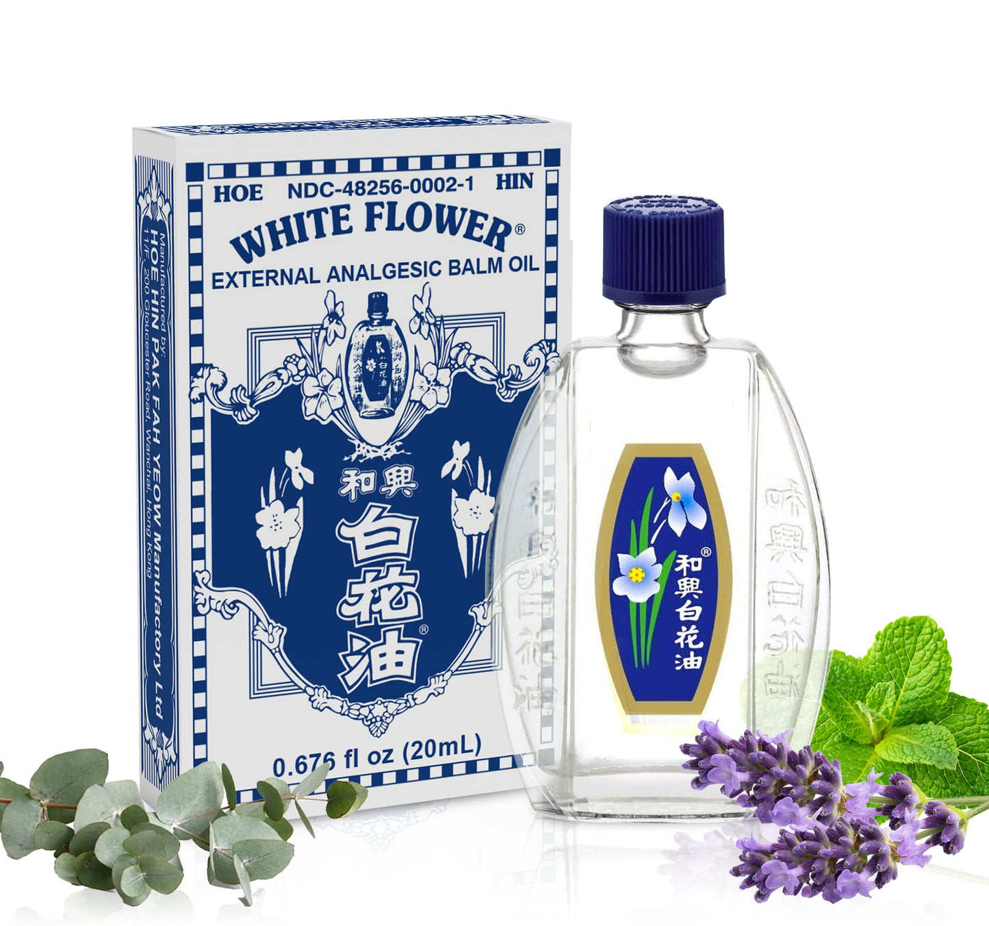 White Flower External Analgesic Balm Oil 20ml – Pain Relief Oil, US Imported