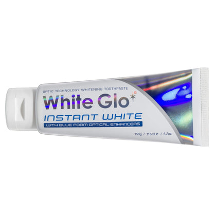 White Glo Instant White Optic Technology Toothpaste + Toothbrush – Instant Whitening