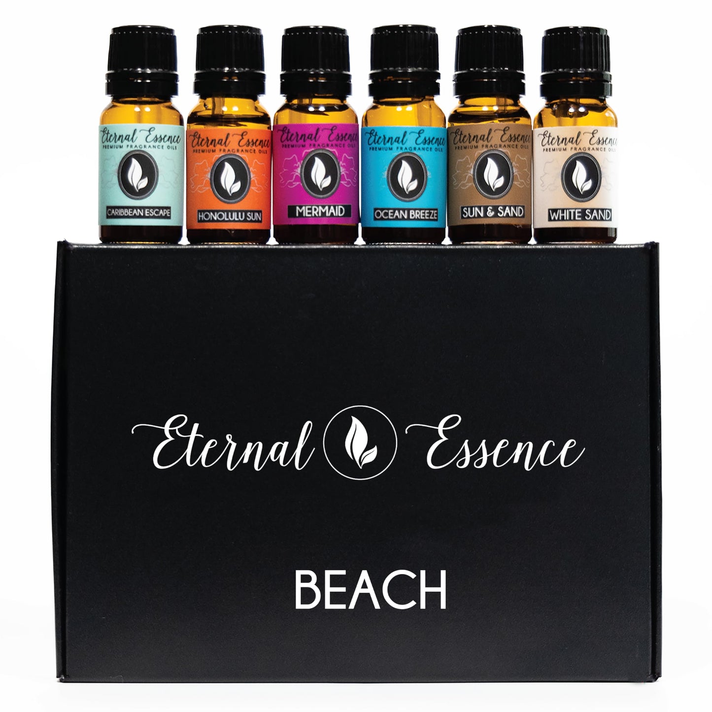 Beach Set of 6 Premium Fragrance Oils – Eternal Essence Oils (10ml each)