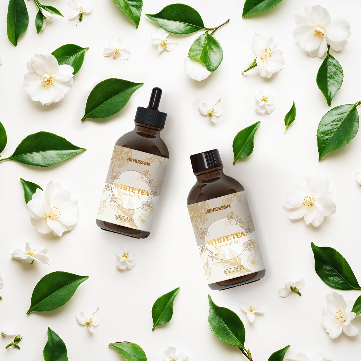 White Tea Essential Oil 4 oz (120 ml) – Pure, Natural Fragrance for Diffusers, Candles & Room Sprays