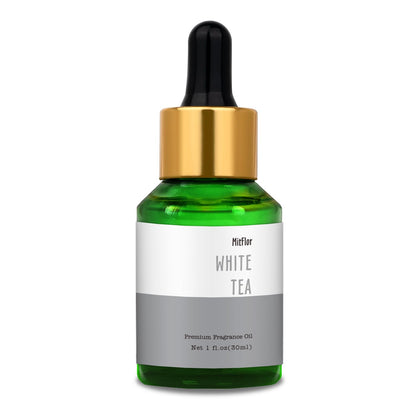 White Tea Fragrance Oil 30ml | MitFlor Premium Scented Oil for Soap, Candles & Diffusers