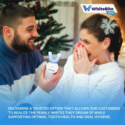 Whitebite Pro Teeth Whitening Kit – Sensitive Teeth, Enamel Safe, LED System