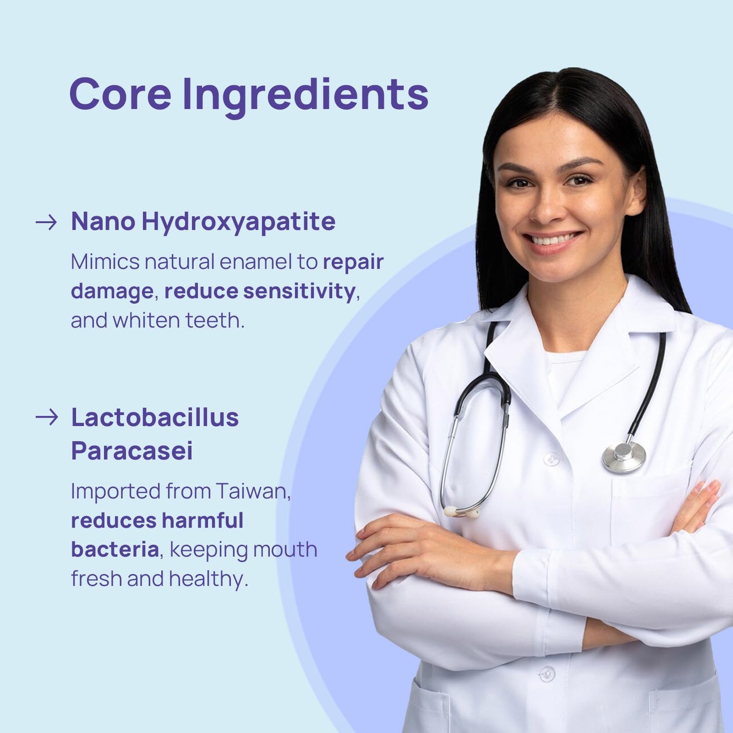 Whitebite Pro Color Correcting Toothpaste Tablets – Nano Hydroxyapatite | Fresh Breath & Whitening