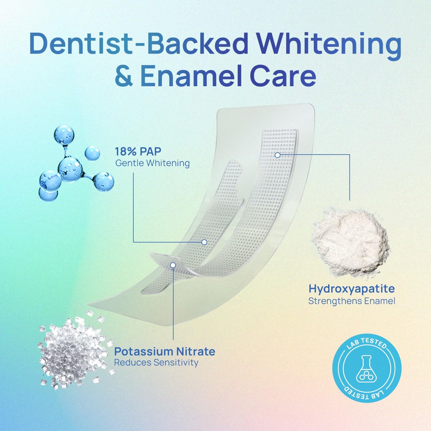 Whitebite Pro PAP Teeth Whitening Strips | Pineapple & Coconut Enzyme Formula