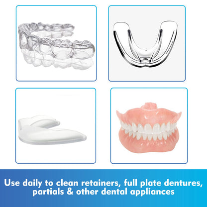 Aligner Cleaner & Denture Cleaner Foam – 2 Pack Whitener for Mouth Guards
