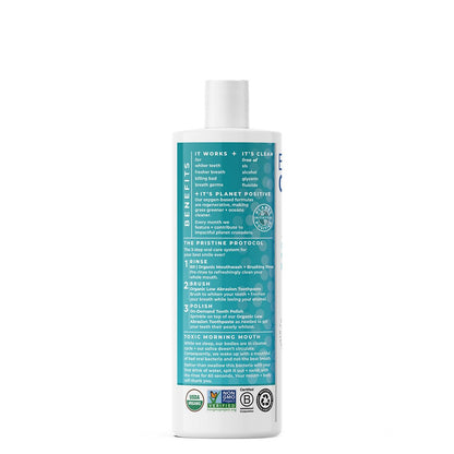 Essential Oxygen Cinnamint Mouthwash – Organic, Alcohol-Free, Whitening 16 oz