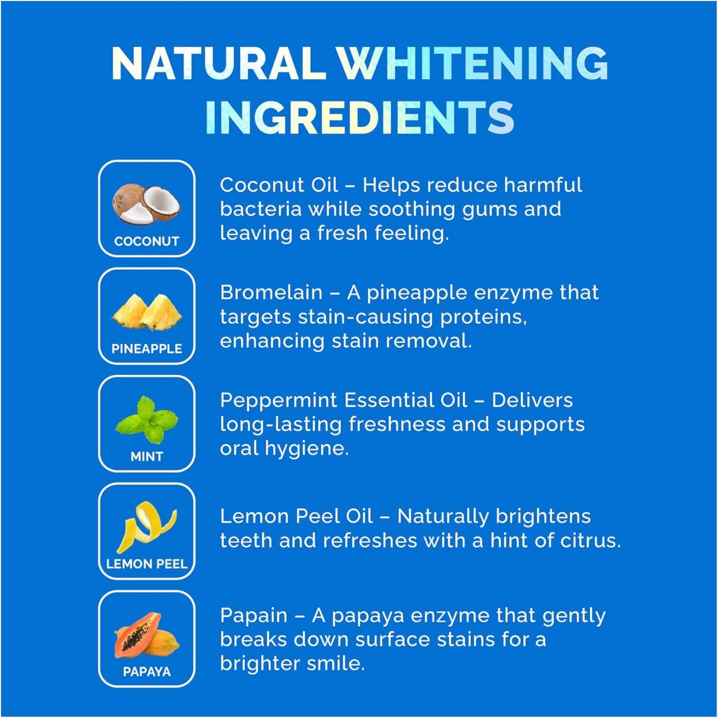 Whitening Strips for Sensitive Teeth – Enamel Safe, Peroxide-Free & Coconut Oil