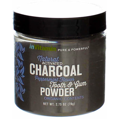 Whitening Tooth Powder with Activated Charcoal – Cool Peppermint