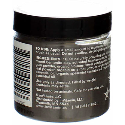 Whitening Tooth Powder with Activated Charcoal – Cool Peppermint