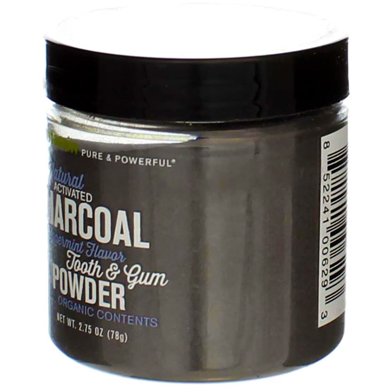 Whitening Tooth Powder with Activated Charcoal – Cool Peppermint