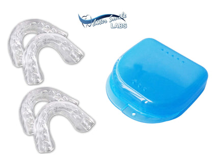 Whiter Smile Labs Teeth Whitening Trays - BPA Free, Thin Moldable Trays (4-Pack)