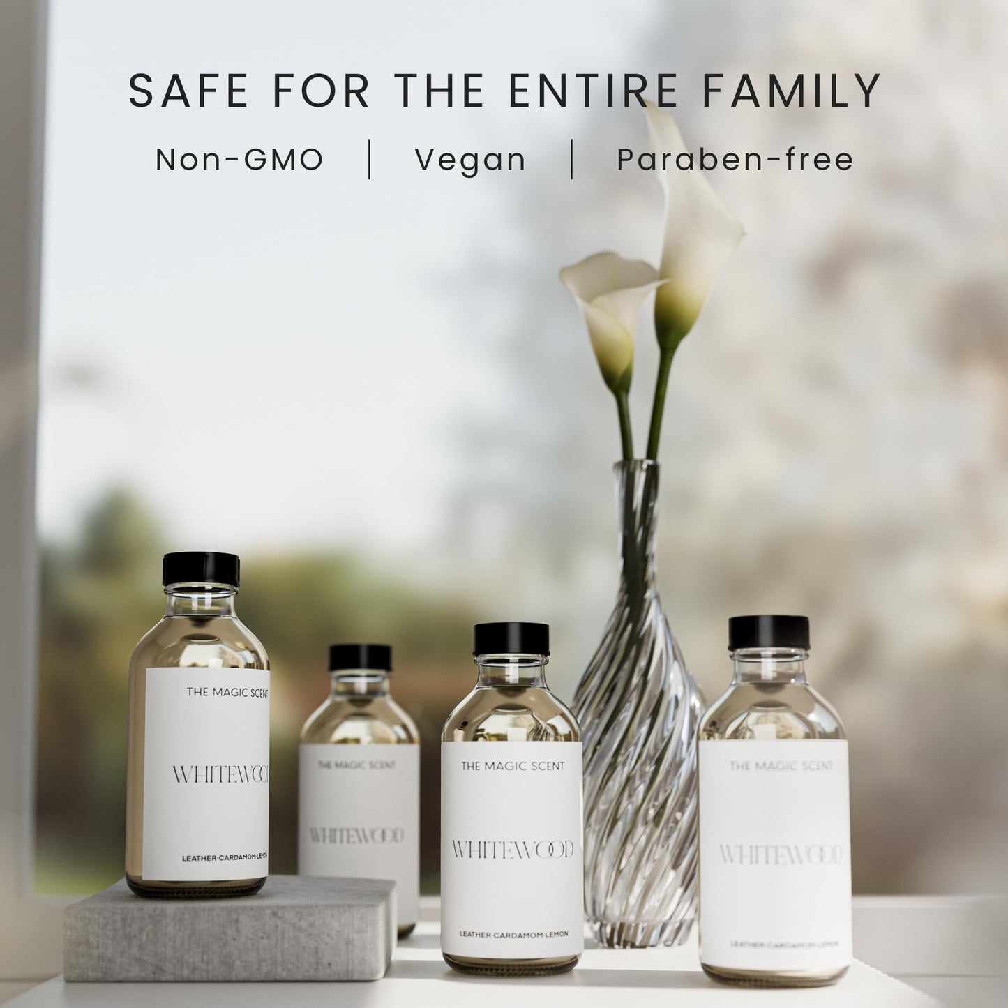 The Magic Scent Whitewood Diffuser Oil – Luxury Hotel & Home Scents (16.9 oz / 500 mL) Inspired by 1 Hotel Miami