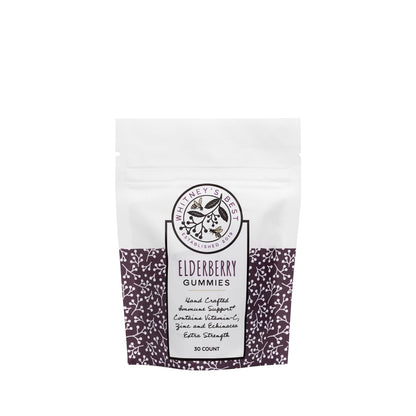 Whitney's Best Elderberry Gummies 30ct - Immune Support with Vitamin C, Zinc & Echinacea - for Adults & Kids - Vegan