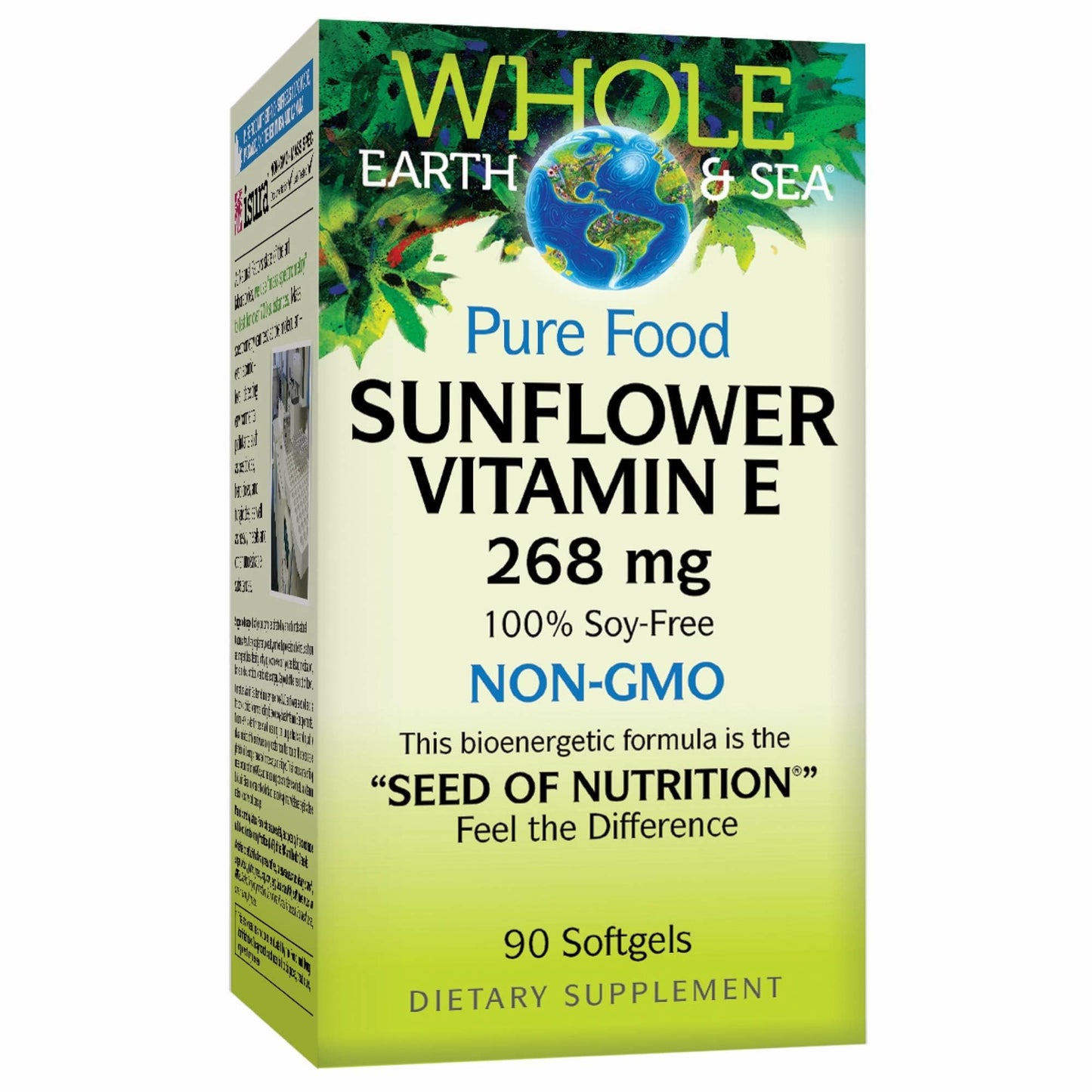 Whole Earth & Sea Sunflower Vitamin E - Whole Food Supplement | Natural Factors