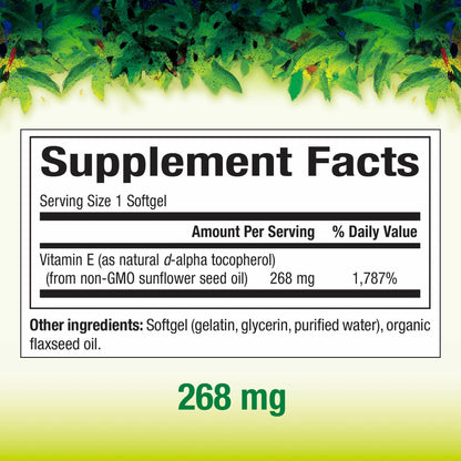 Whole Earth & Sea Sunflower Vitamin E - Whole Food Supplement | Natural Factors