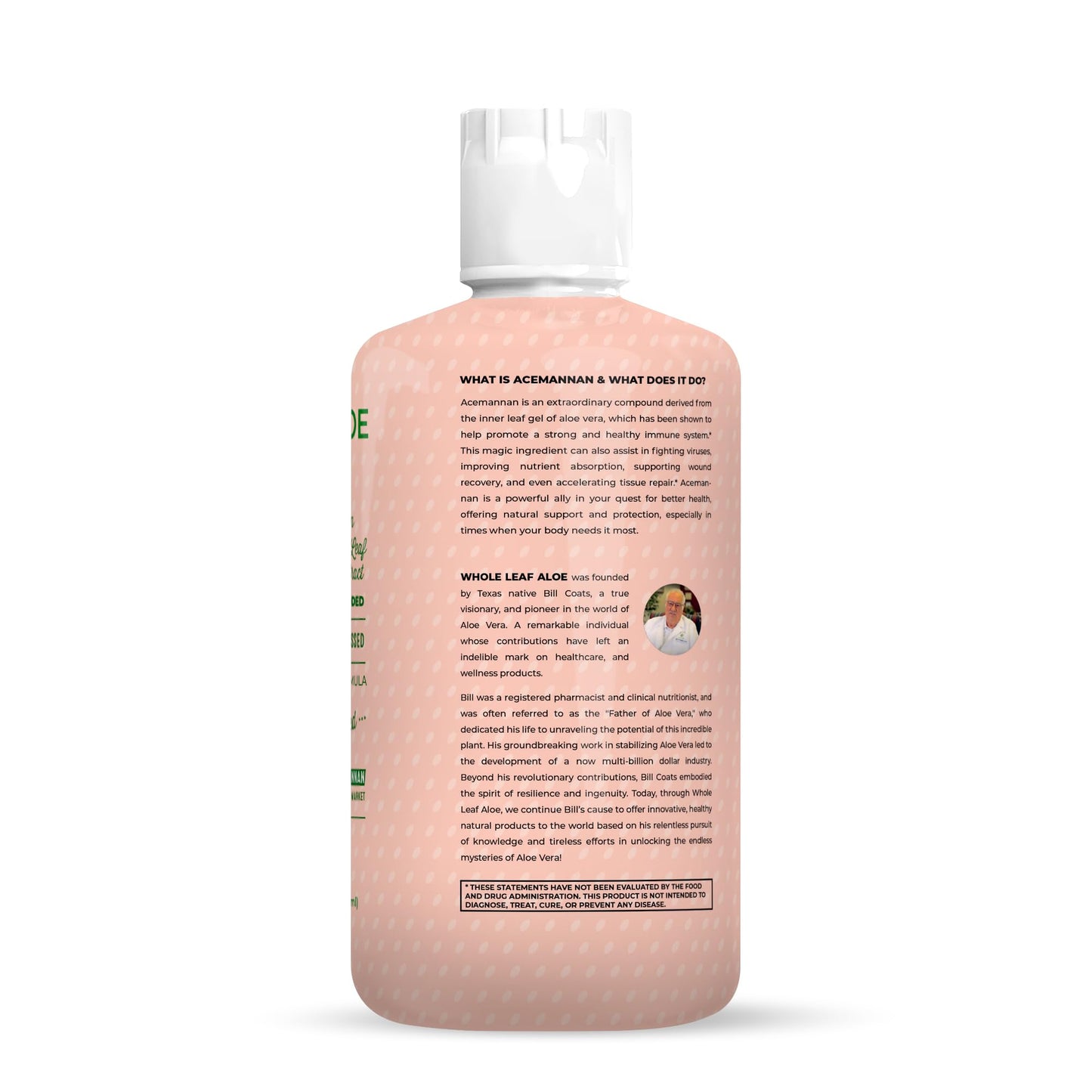 Whole Leaf Aloe Vera + Kiwi Berry – Highest Acemannan Concentration Guaranteed, No Water Added