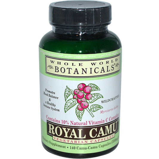Royal Camu 140 CT | Whole World BOTANICALS | Wildcrafted Vitamin C Complex BritishVita | Premium UK Vitamins & Wellness Supplements
