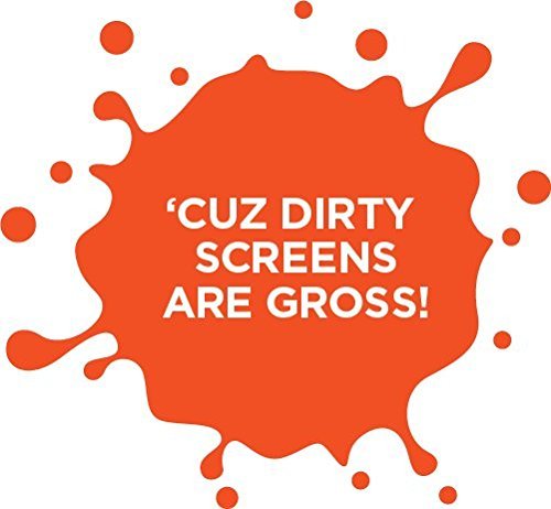 WHOOSH! Screen Shine Go 2-Pack – 2 x 1 oz Refillable Screen Cleaners with Microfiber Cloths | TSA-Approved