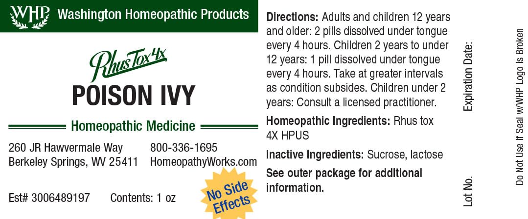 WHP Poison Ivy - All-Natural Homeopathic Relief (300 pills)