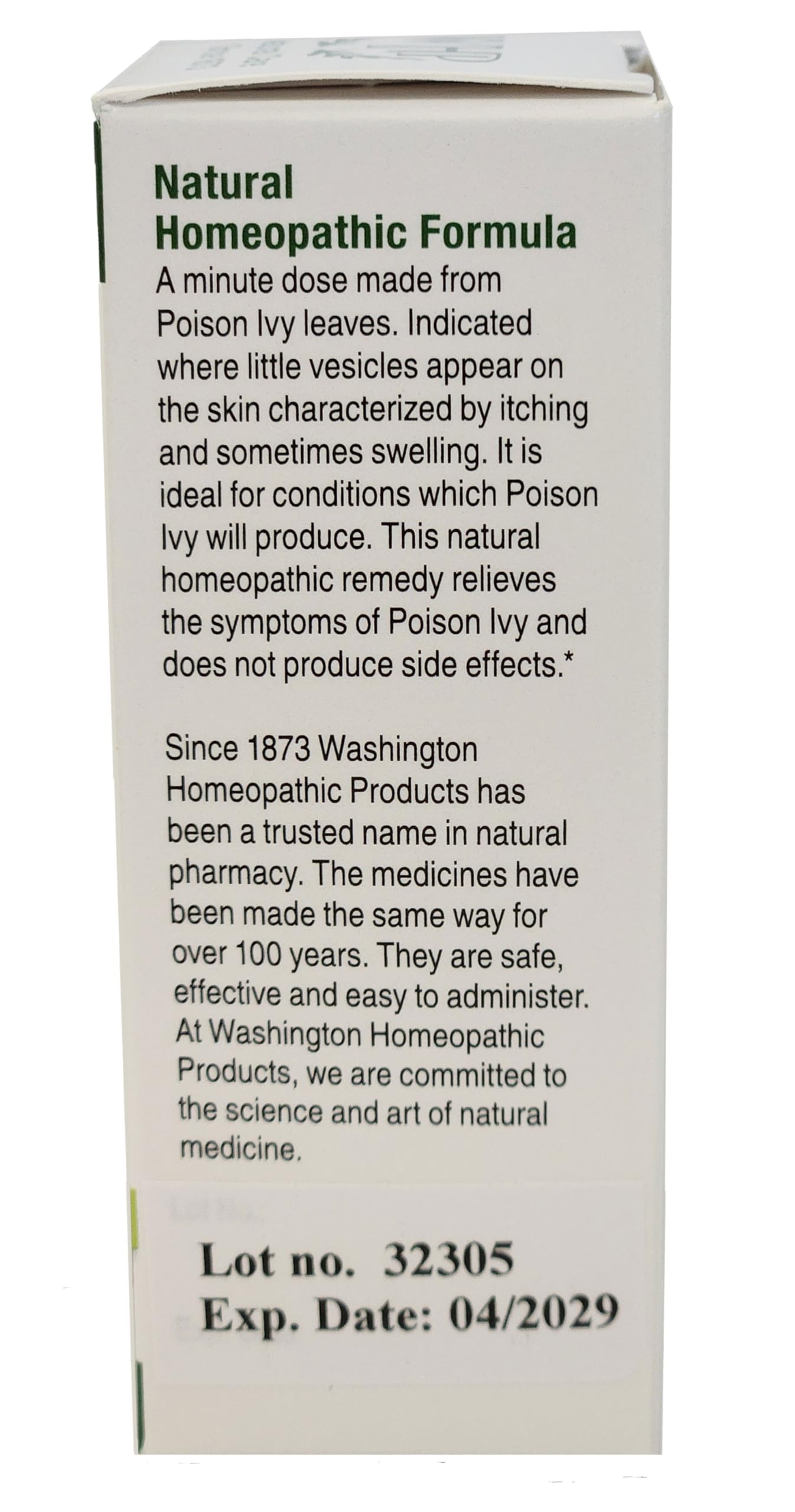 WHP Poison Ivy - All-Natural Homeopathic Relief (300 pills)