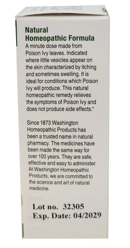 WHP Poison Ivy - All-Natural Homeopathic Relief (300 pills)