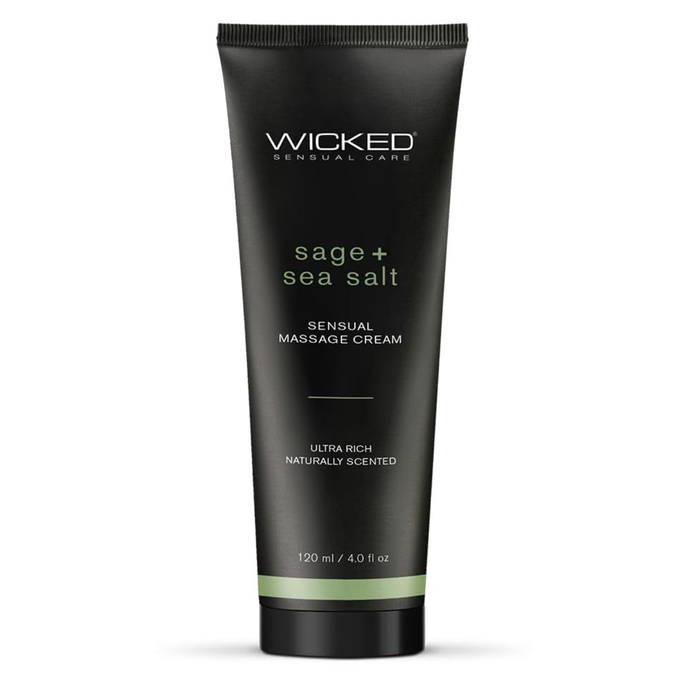 Wicked Sage+Sea Salt Massage Cream 4oz - Relaxing Sensual Massage