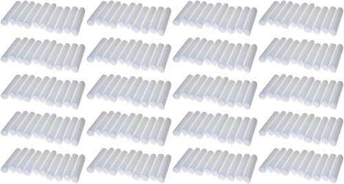 Wild Essentials 200 Pack Fiber Wick Inhaler Refills - 4 cm Blank Nasal Sticks for On-the-Go Aromatherapy