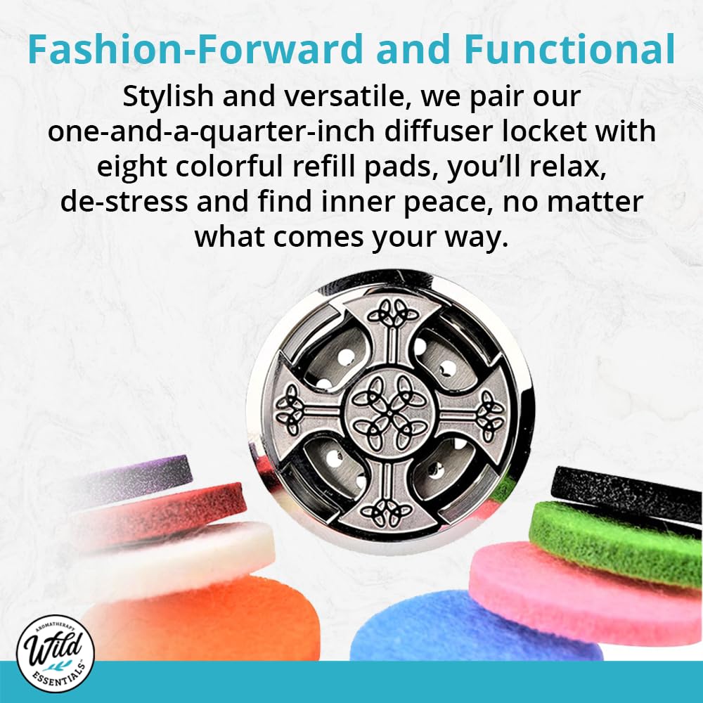 Wild Essentials Black Chrome Bat Car Diffuser – Stainless Steel Locket