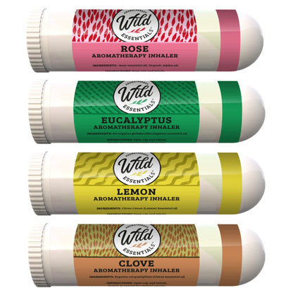 Wild Essentials Smell Training Kit Nasal Inhalers, Made in The USA, Pure Essential Oils, Olfactory Therapy, Loss of Smell, Aromatherapy, All Natural